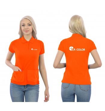 Koszulka damska polo z kieszeniami firmowa / reklamowa z nadrukiem / haftem
