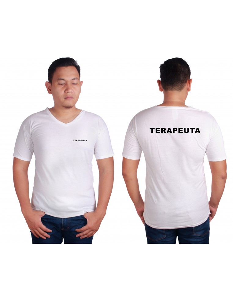 Terapeuta Koszulka V-Neck Męska Medyczna