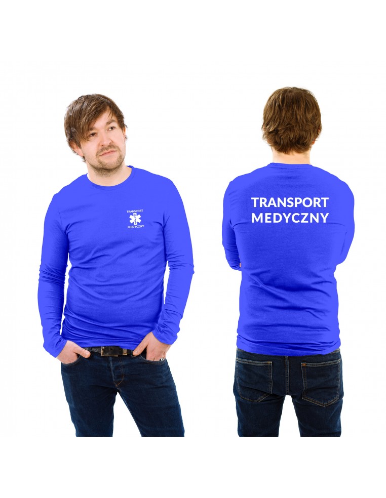 Transport Medyczny Koszulka Long Męska Medyczna