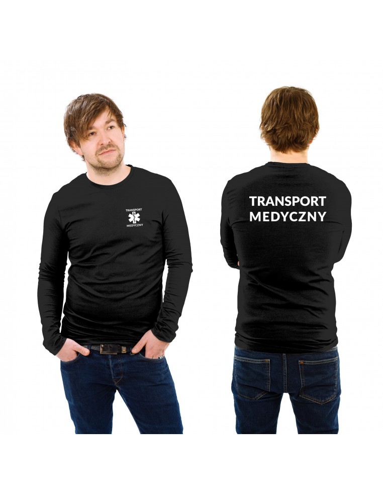 Transport Medyczny Koszulka Long Męska Medyczna
