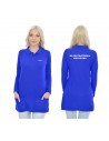 Rejestratorka Medyczna Koszulka Tunika Polo Long Z Kieszeniami Medyczna Niebieski Napis