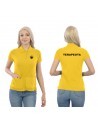 Terapeuta Koszulka Polo Z Kieszeniami Medyczna Żółty Eskulap