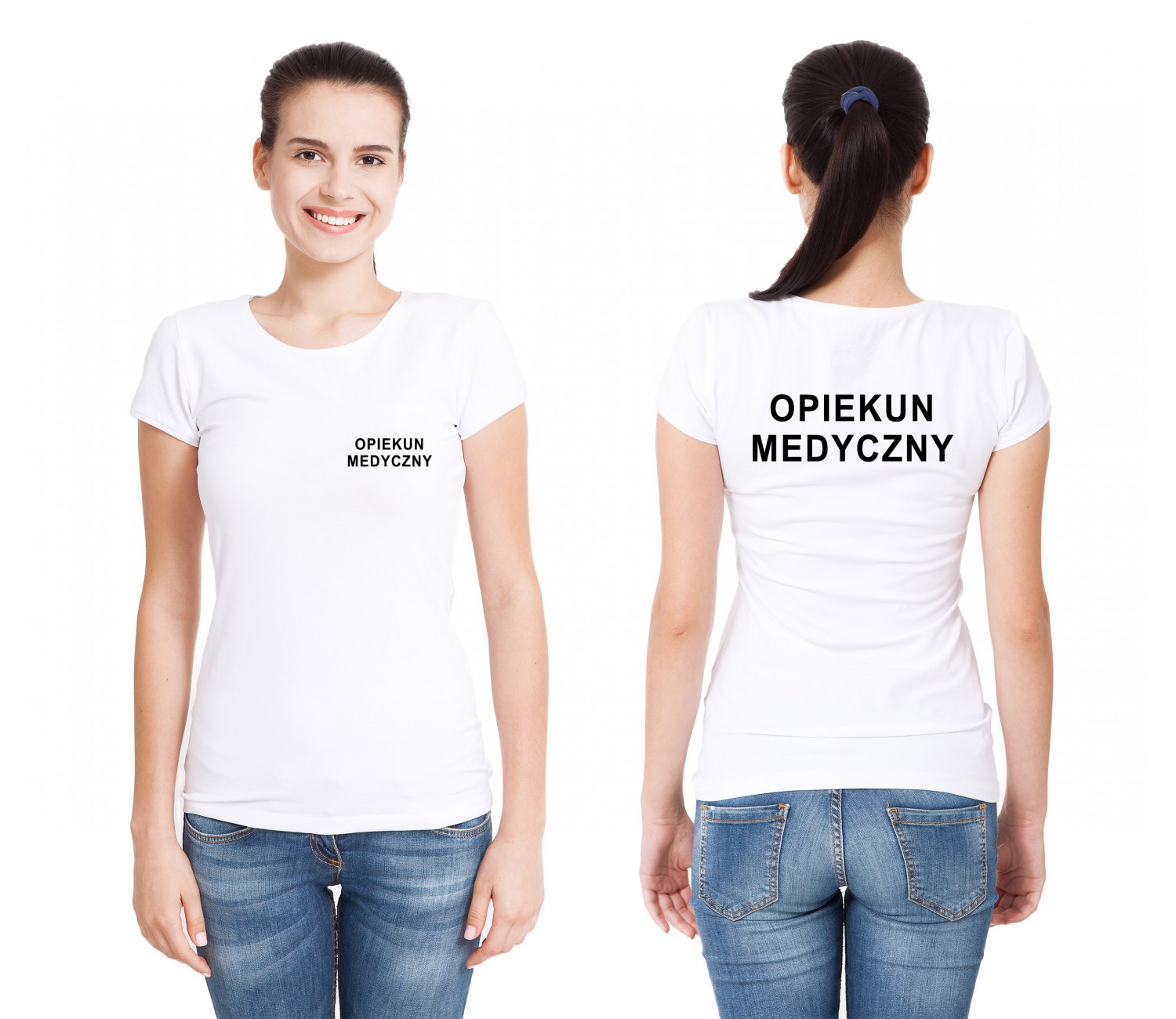 Opiekun Medyczny Koszulka Damska Medyczna
